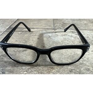 New Globe M419 Black Full Rim Eyeglasses FRAMES ONLY 51-20-135-36mm G22